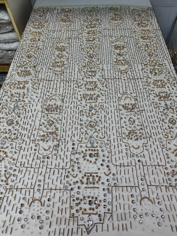 Adeline Crystal Lace - Gold